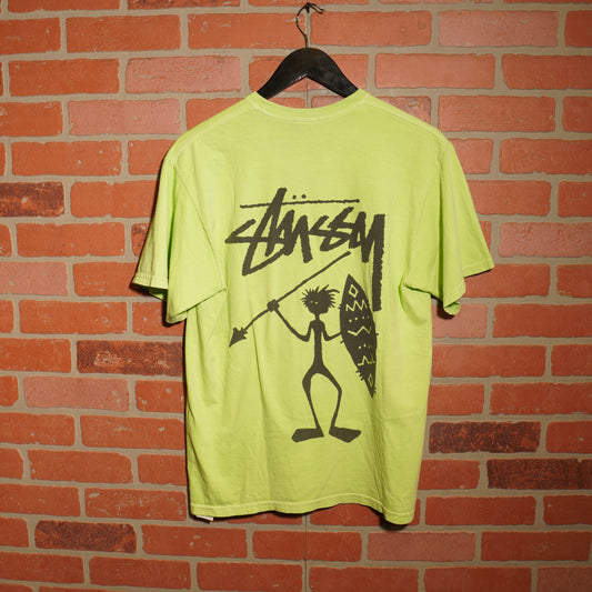 Stussy Green Tribe Logo Tee