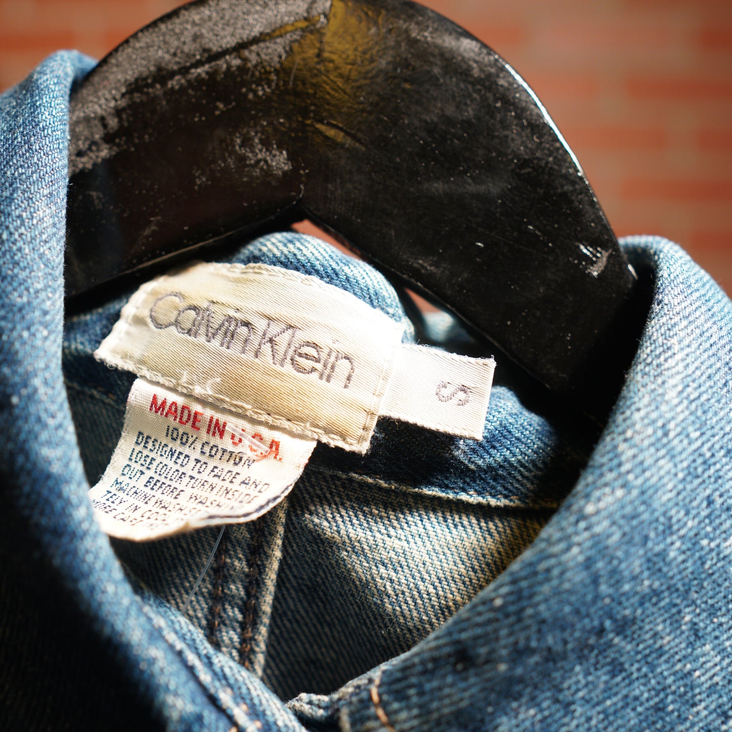VTG Custom Calvin Klein Bowling Denim Jacket