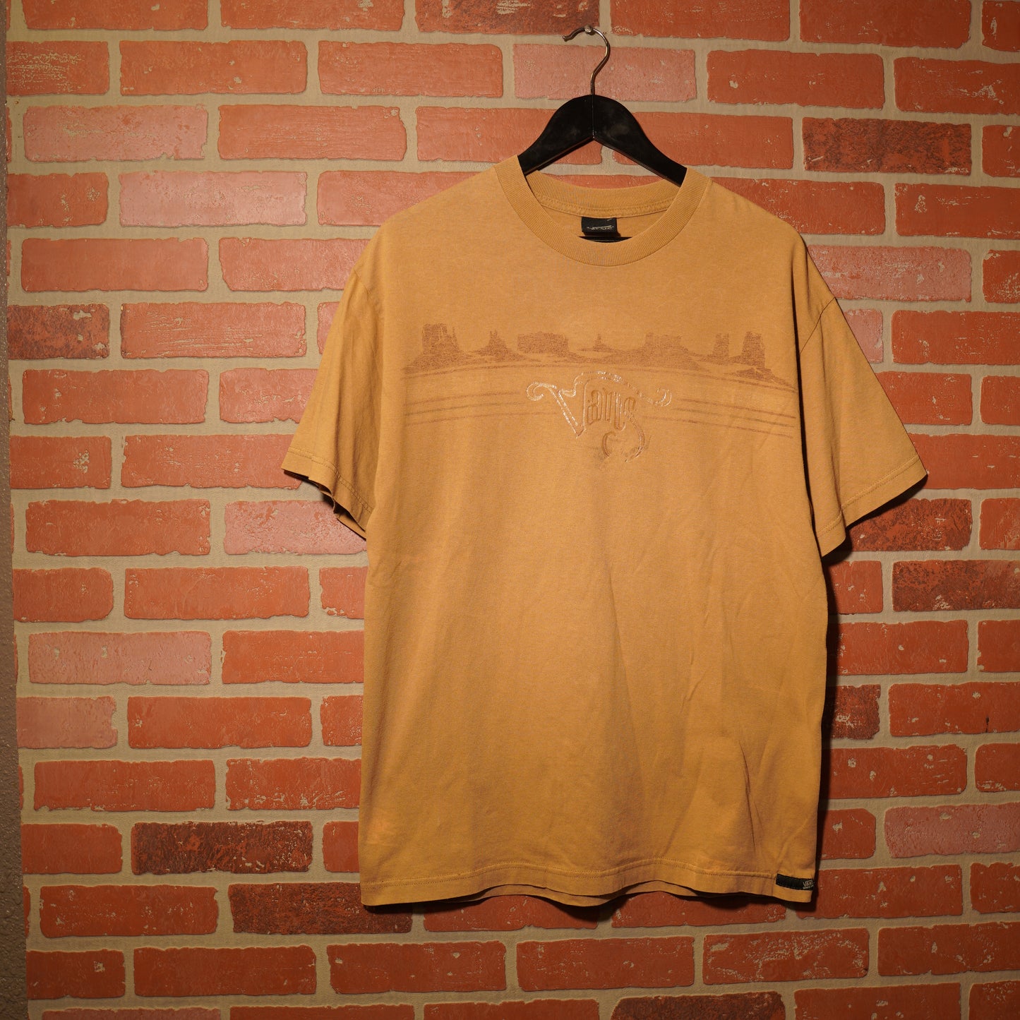 VTG Y2K Vans Brown Logo Tee