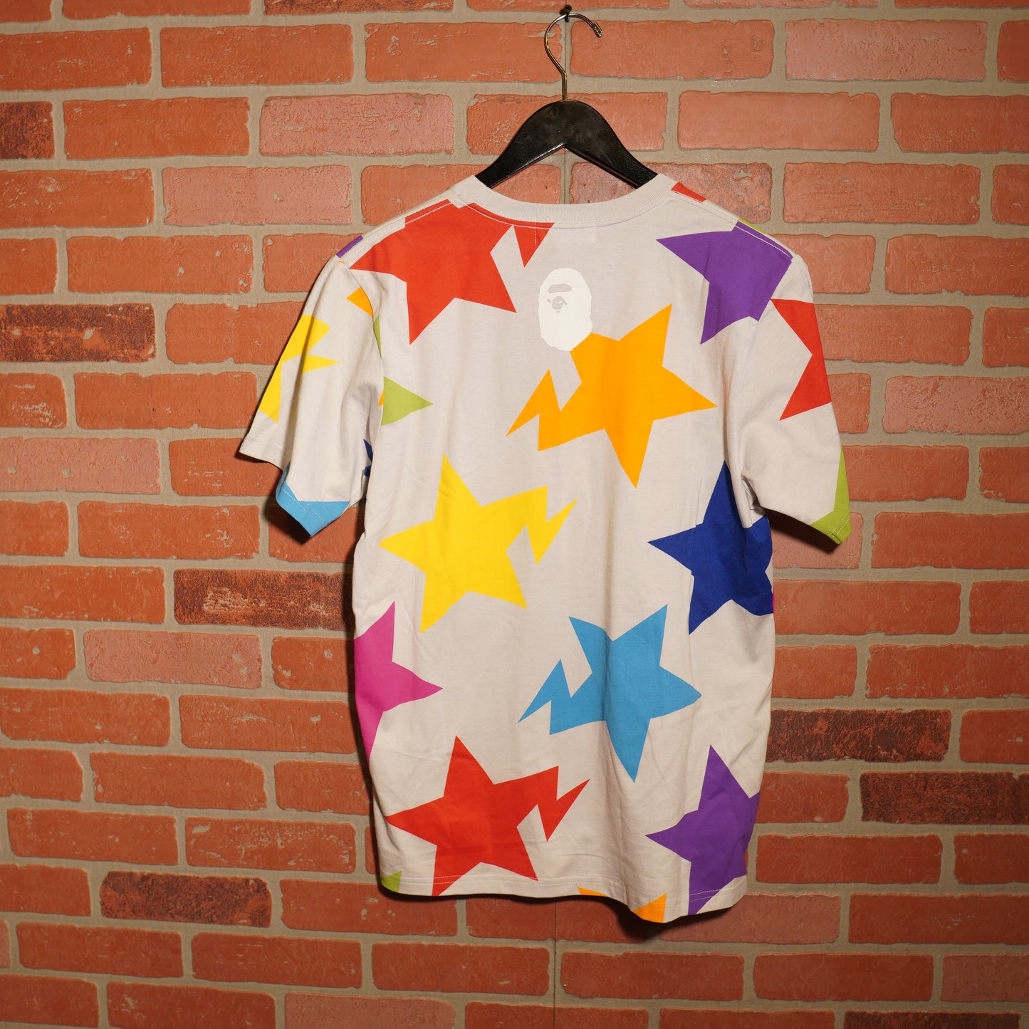 Bape A Bathing Ape Rainbow Stars Tee