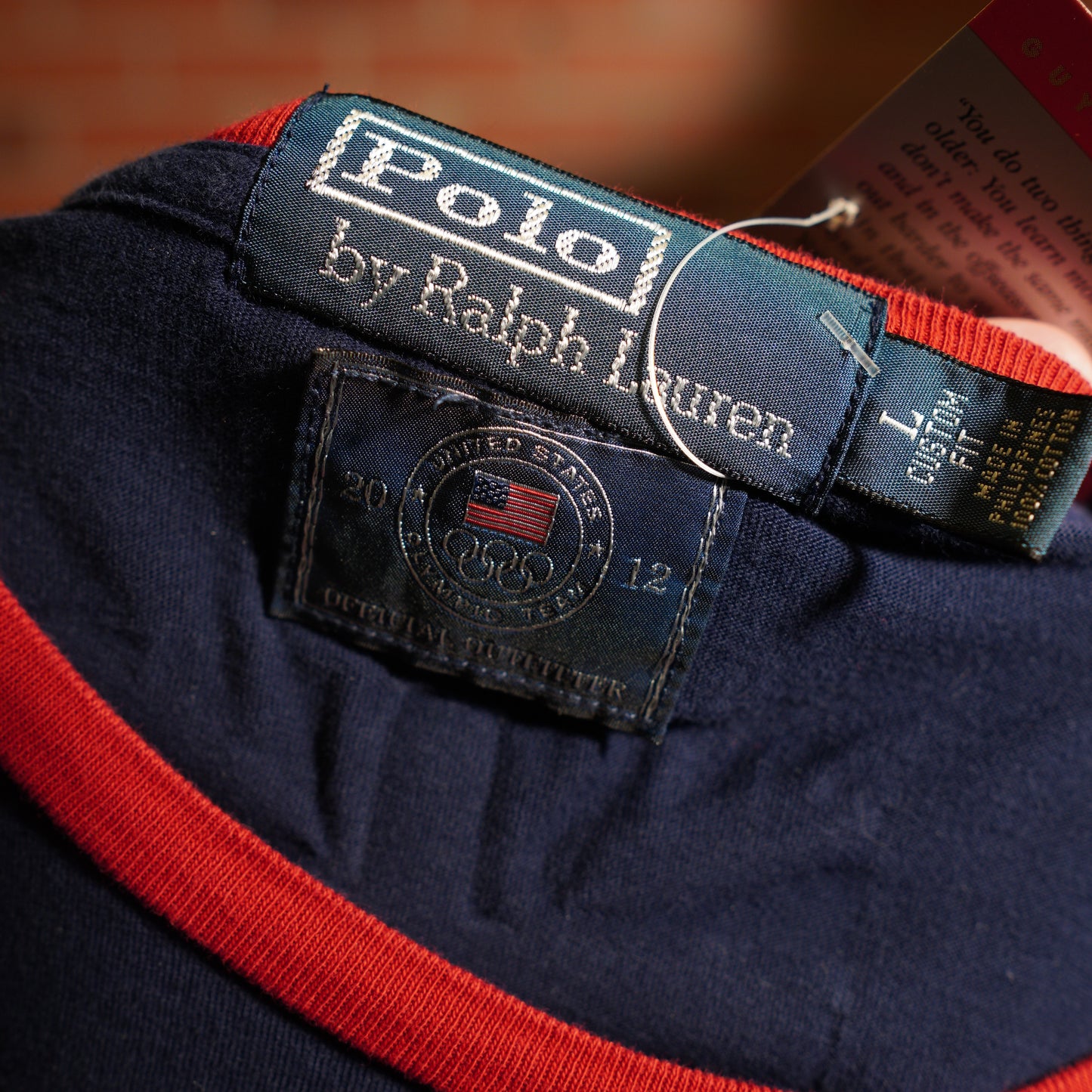 VTG 2012 Team USA Polo By Ralph Lauren L/S Tee
