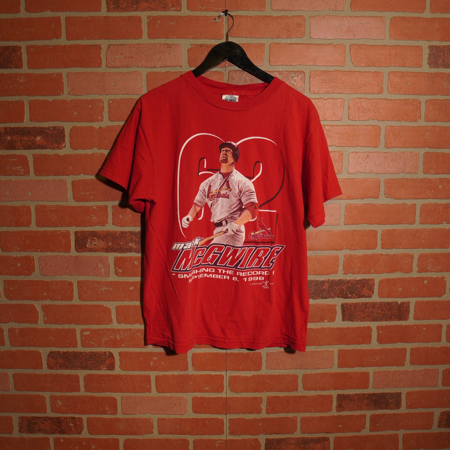 VTG 1998 MLB St. Louis Cardinals Mark McGwire Record Tee