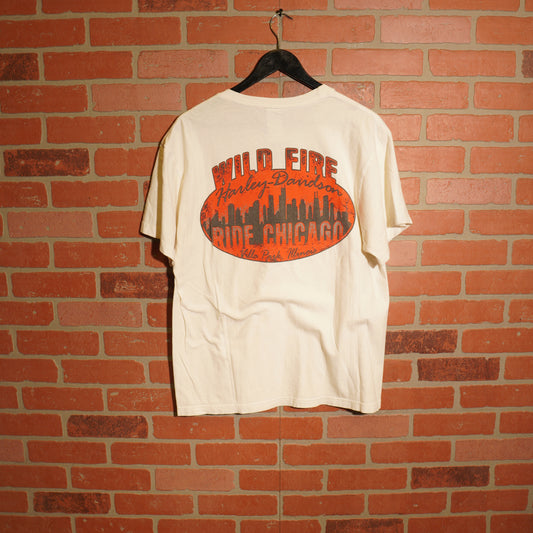 VTG Harley Davidson Wild Fire Chicago Tee
