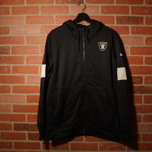 Nike NFL Las Vegas Raiders On-Field Zip-Up Hoodie
