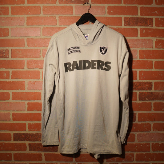 Nike NFL Las Vegas Raiders Pullover Salute To Service Grey Hoodie