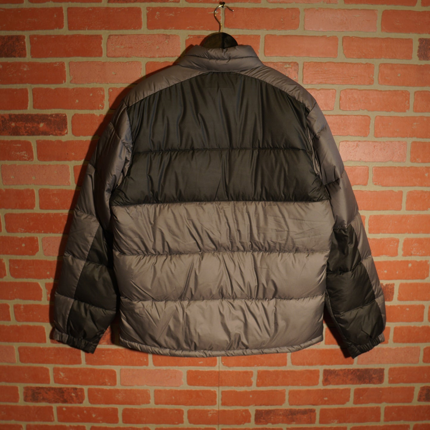 DS Columbia Black/Grey Puffer Zip-Up Jacket