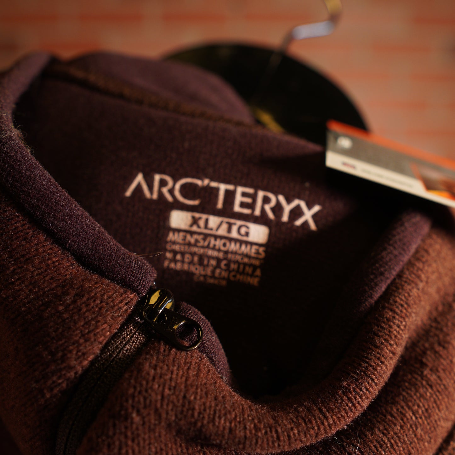 Arc'Teryx Brown Quarter-Zip Sweater