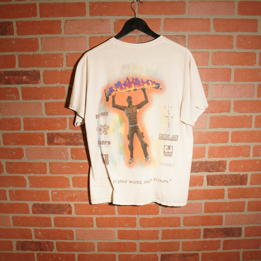 Travis Scott X Fortnite Rage In Ours White Tee