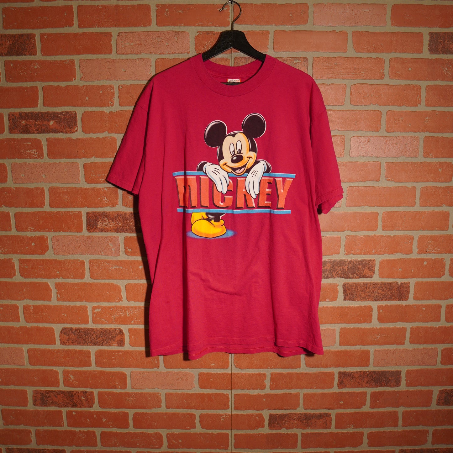 VTG Disney Designs Mickey Mouse Pink Tee