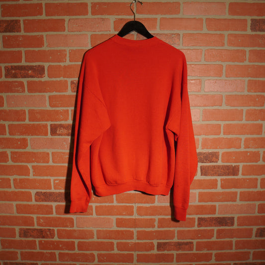 VTG Mickey & Co. Skiing Red Crewneck