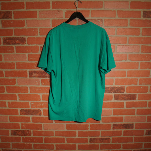 VTG Mickey Unlimited Embroidered Teal Tee