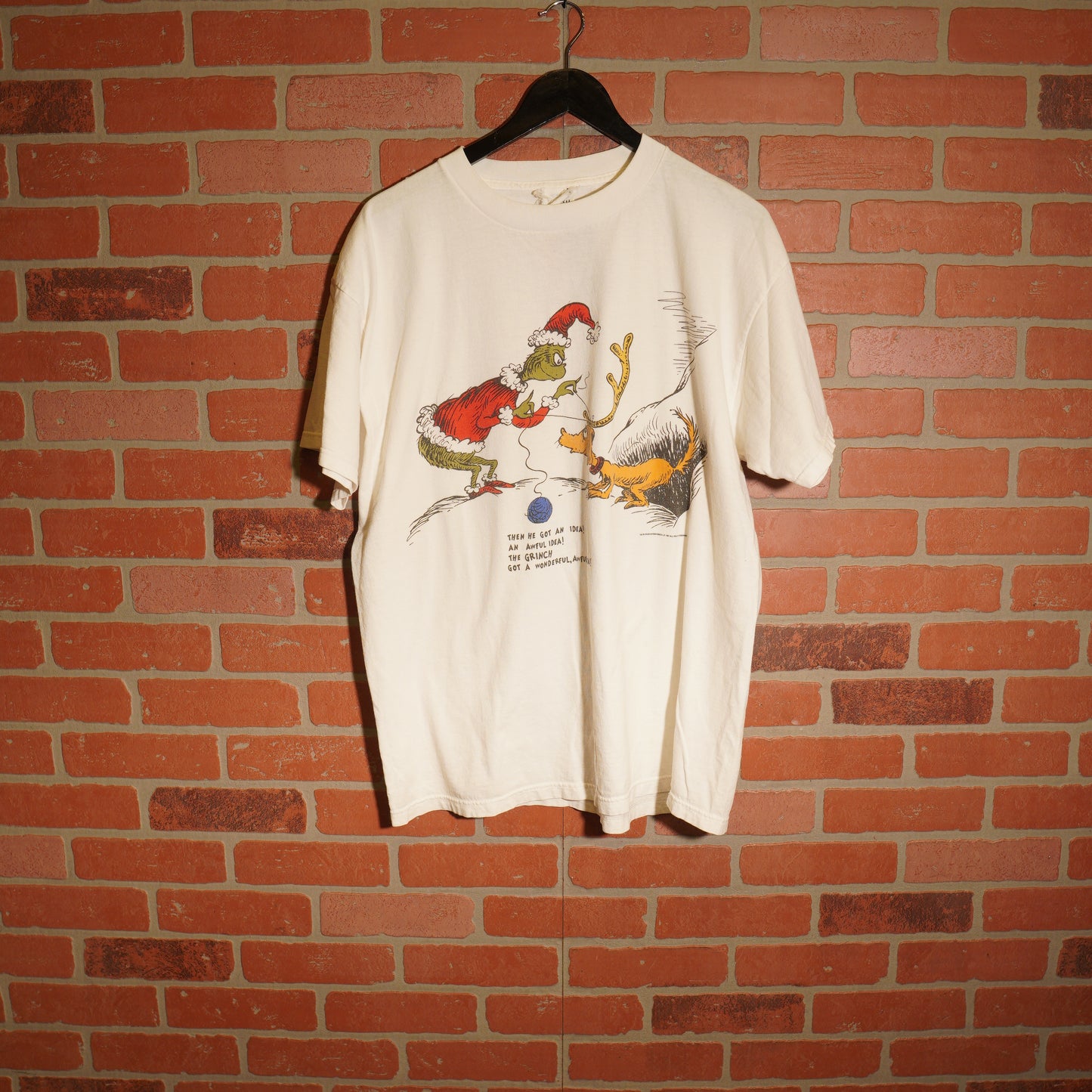 VTG Dr. Seuss The Grinch White Tee