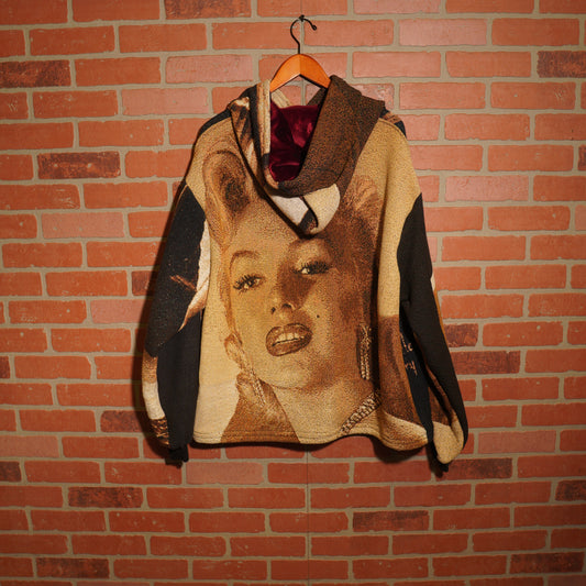 Trevs1of1 1990's Marilyn Monroe Photography Custom Tapestry Hoodie