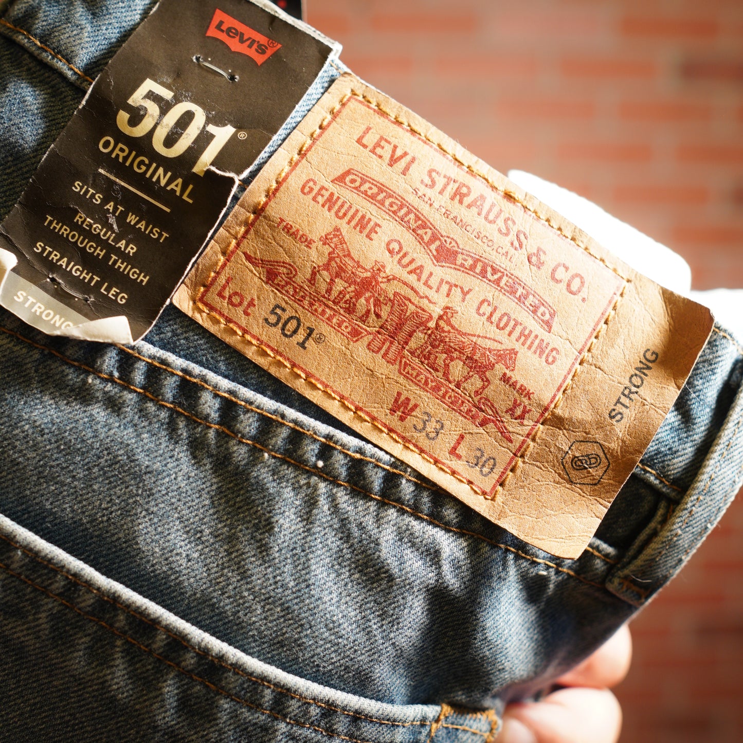 DS Levis 501 Blue Denim Jeans