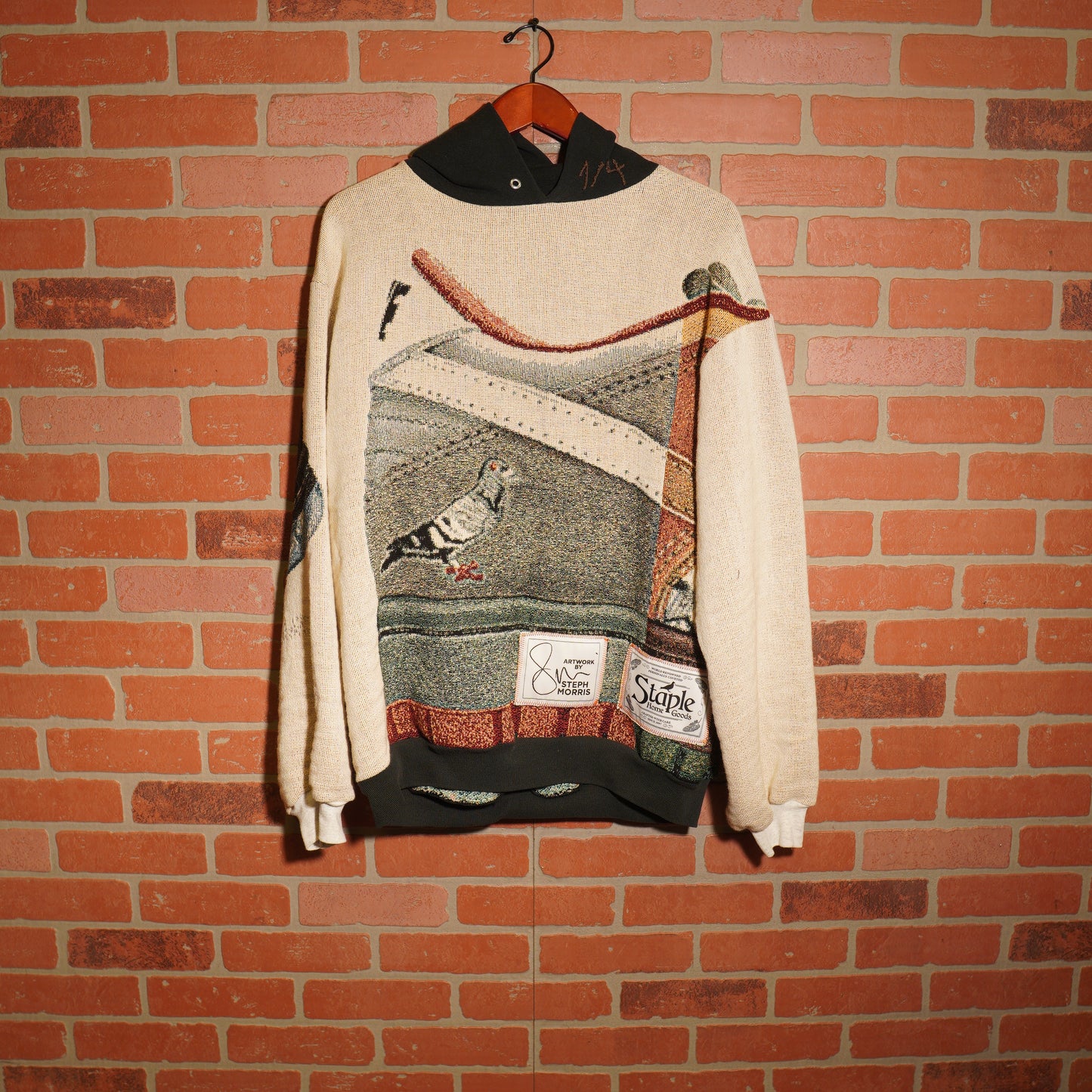 Trevs1of1 2021 Staple What the Dunk 1/4 Custom Tapestry Hoodie