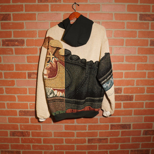 Trevs1of1 2021 Staple What the Dunk 1/4 Custom Tapestry Hoodie