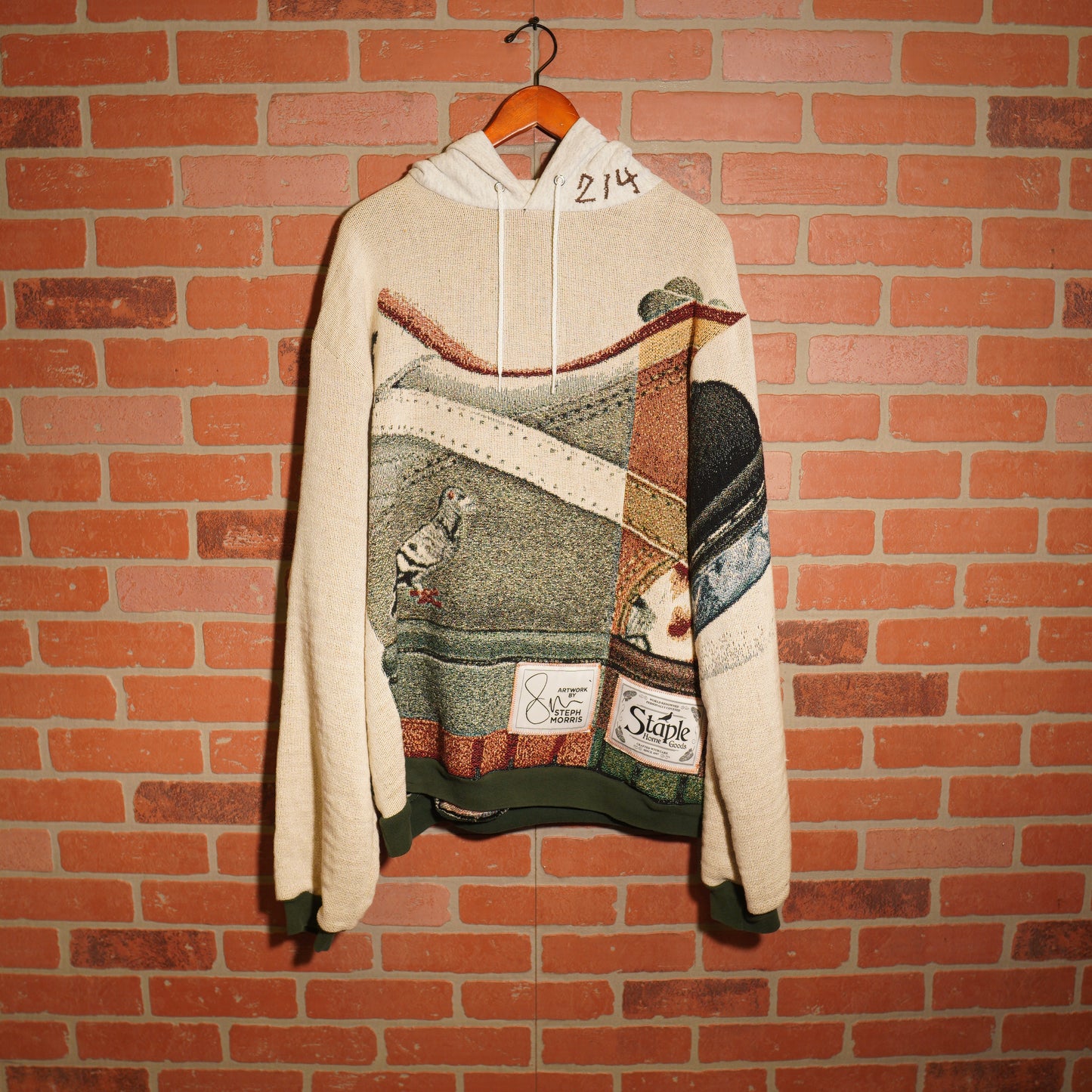 Trevs1of1 2021 Staple What the Dunk 2/4 Custom Tapestry Hoodie