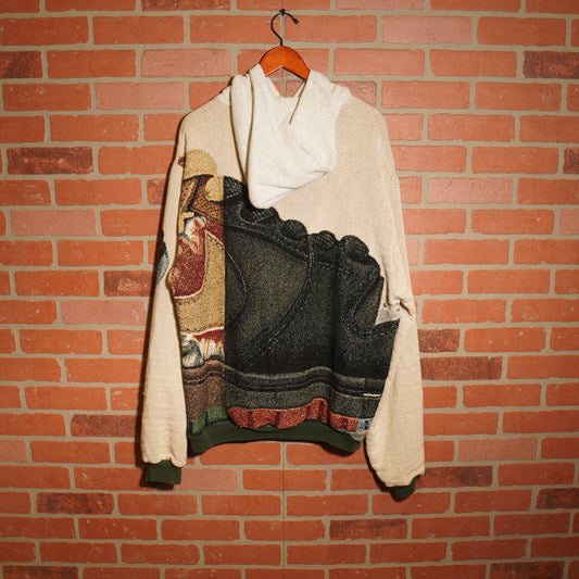 Trevs1of1 2021 Staple What the Dunk 2/4 Custom Tapestry Hoodie