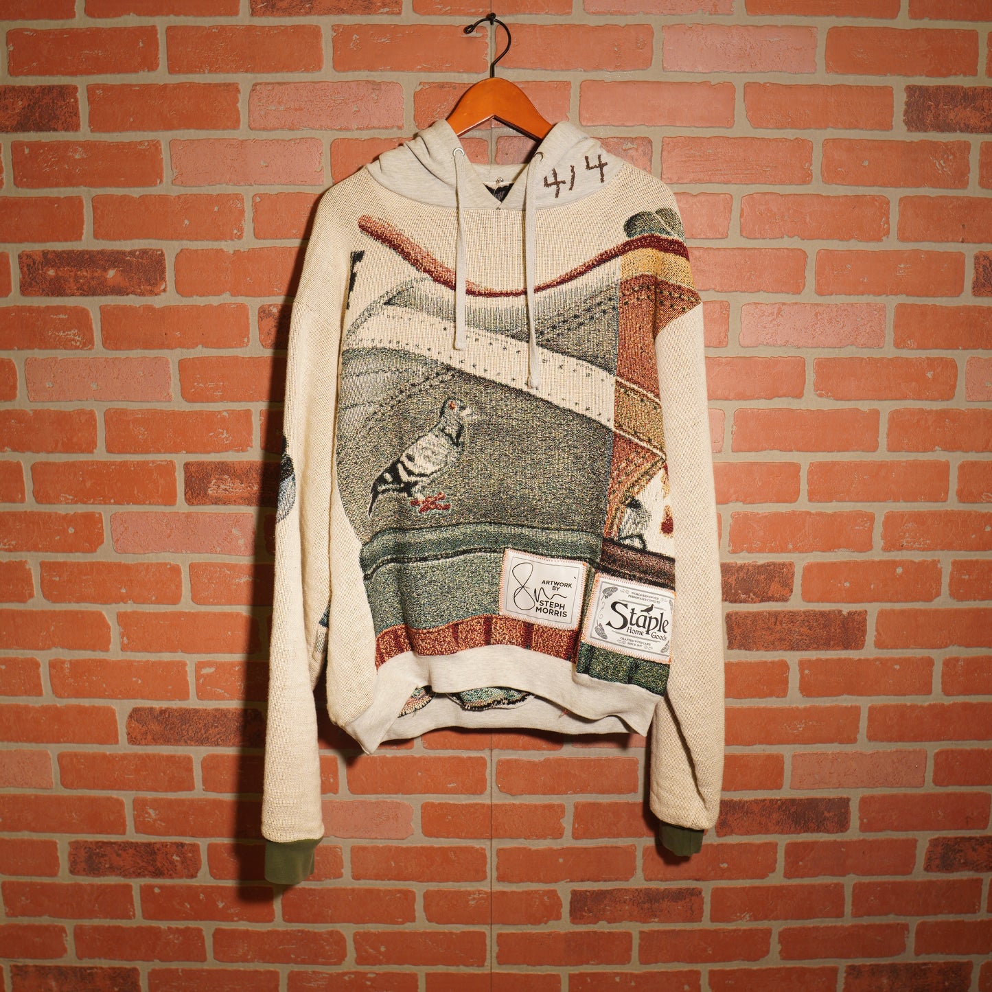 Trevs1of1 2021 Staple What the Dunk 4/4 Custom Tapestry Hoodie