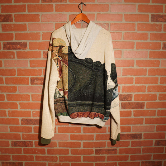 Trevs1of1 2021 Staple What the Dunk 4/4 Custom Tapestry Hoodie