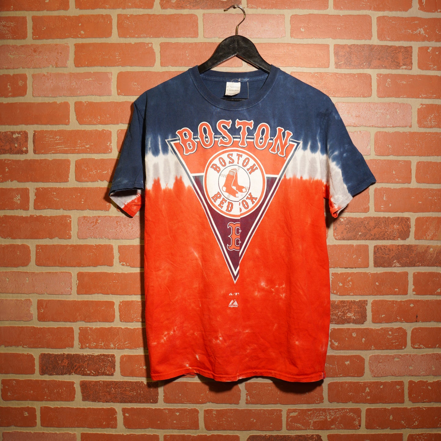 VTG Majestic MLB Boston Red Sox Tye-Dye Tee