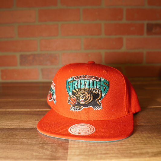 NBA Vancouver Grizzlies Red Snapback Hat