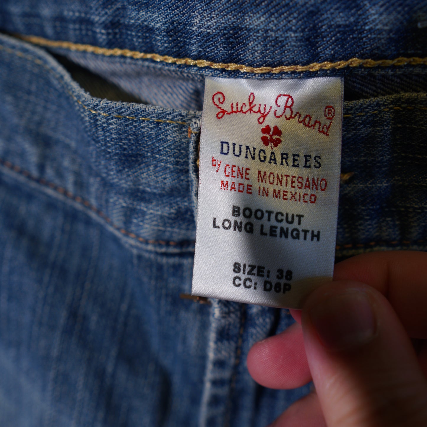 VTG Lucky Brand Dungarees Denim Pants