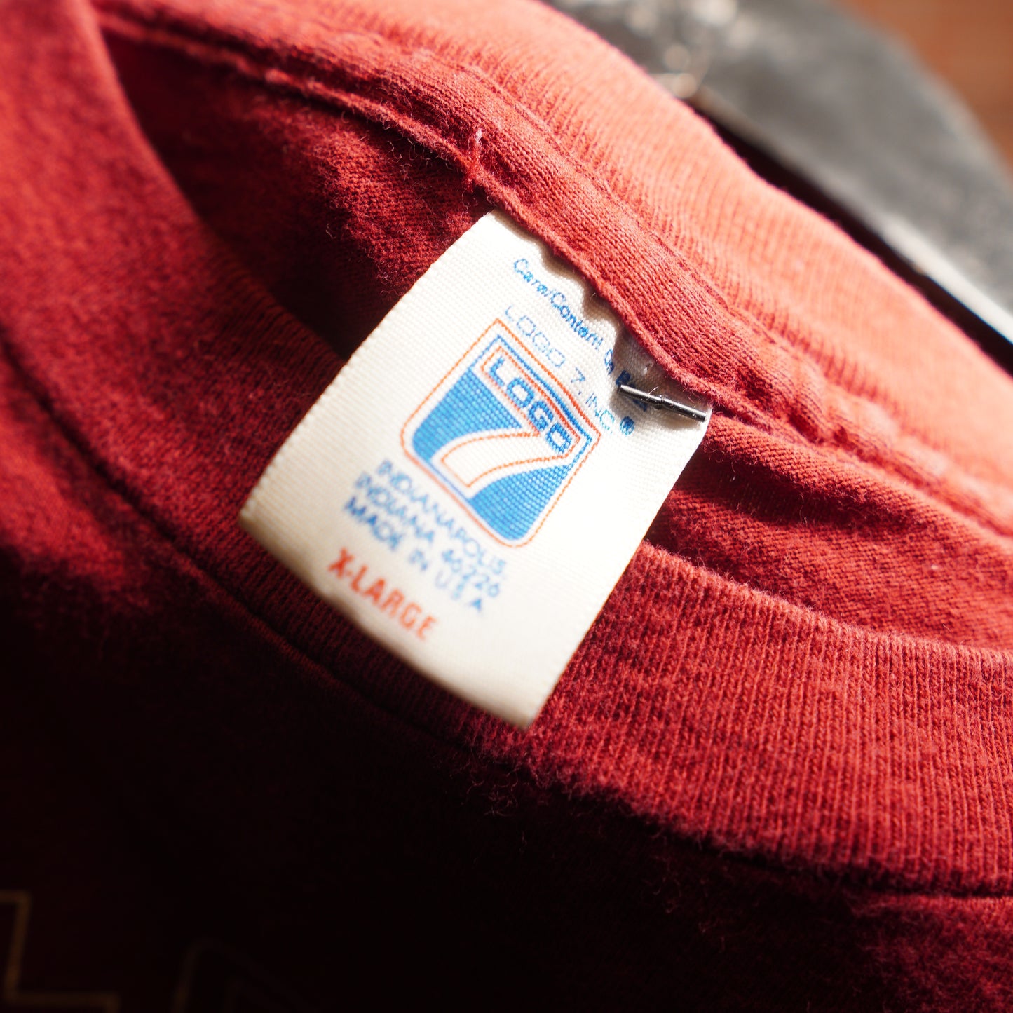 VTG NHL Colorado Avalanche Red Logo Tee