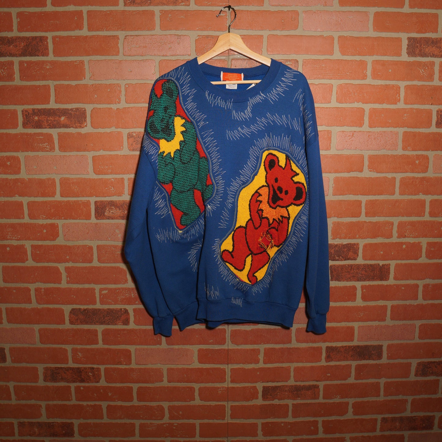 Trevs1of1 1990's Grateful Dead Dancing Bears Blue Jerzees Crewneck