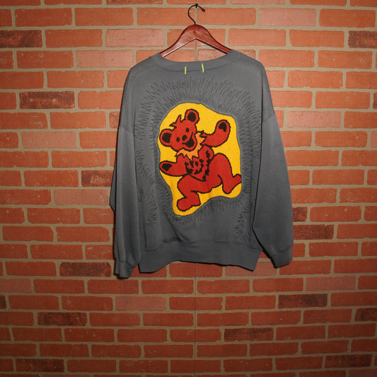 Trevs1of1 1990's Grateful Dead Dancing Bears Dark Grey USA Crewneck
