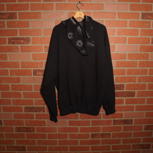 Trevs1of1 1990's Grateful Dead Dancing Bears Black Zip-Up Hoodie