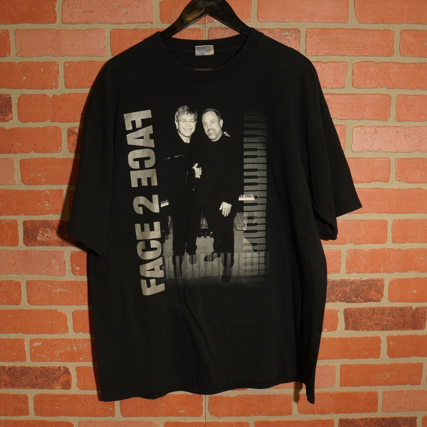 VTG 2001 Billy Joel & Elton John Face To Face Tour Tee