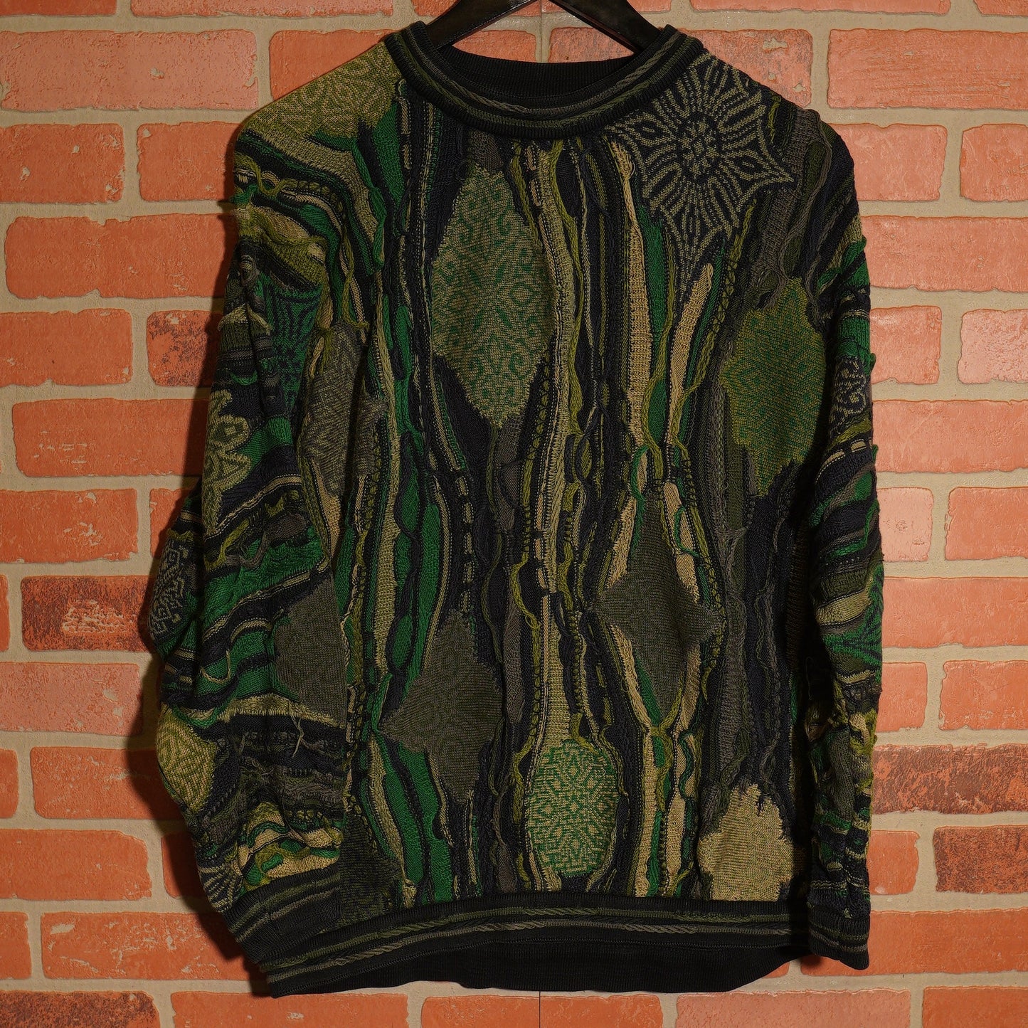 VTG Coogie Green Knit Sweater