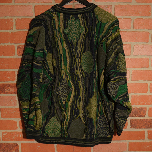 VTG Coogie Green Knit Sweater