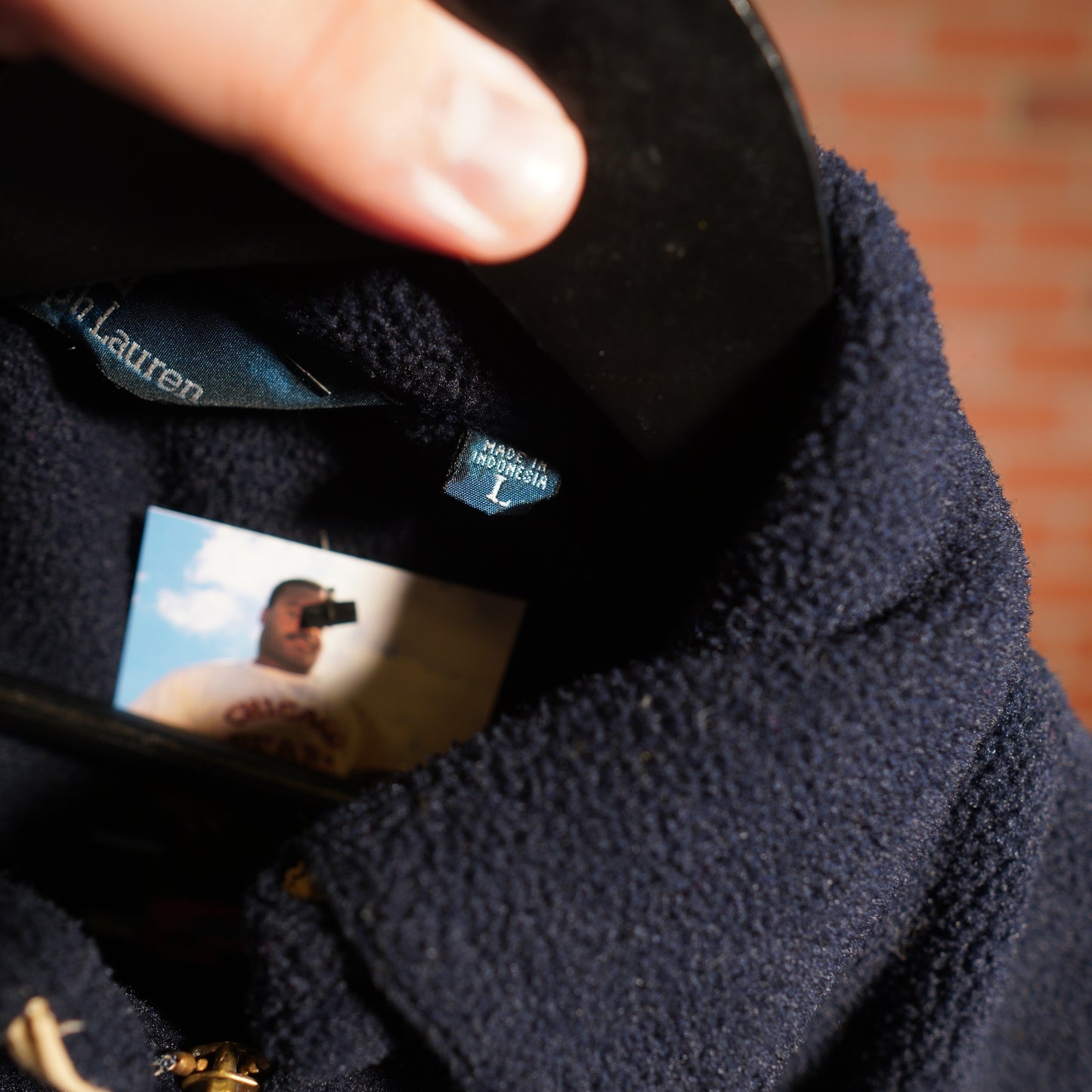 VTG Polo By Ralph Lauren Black Fleece Jacket