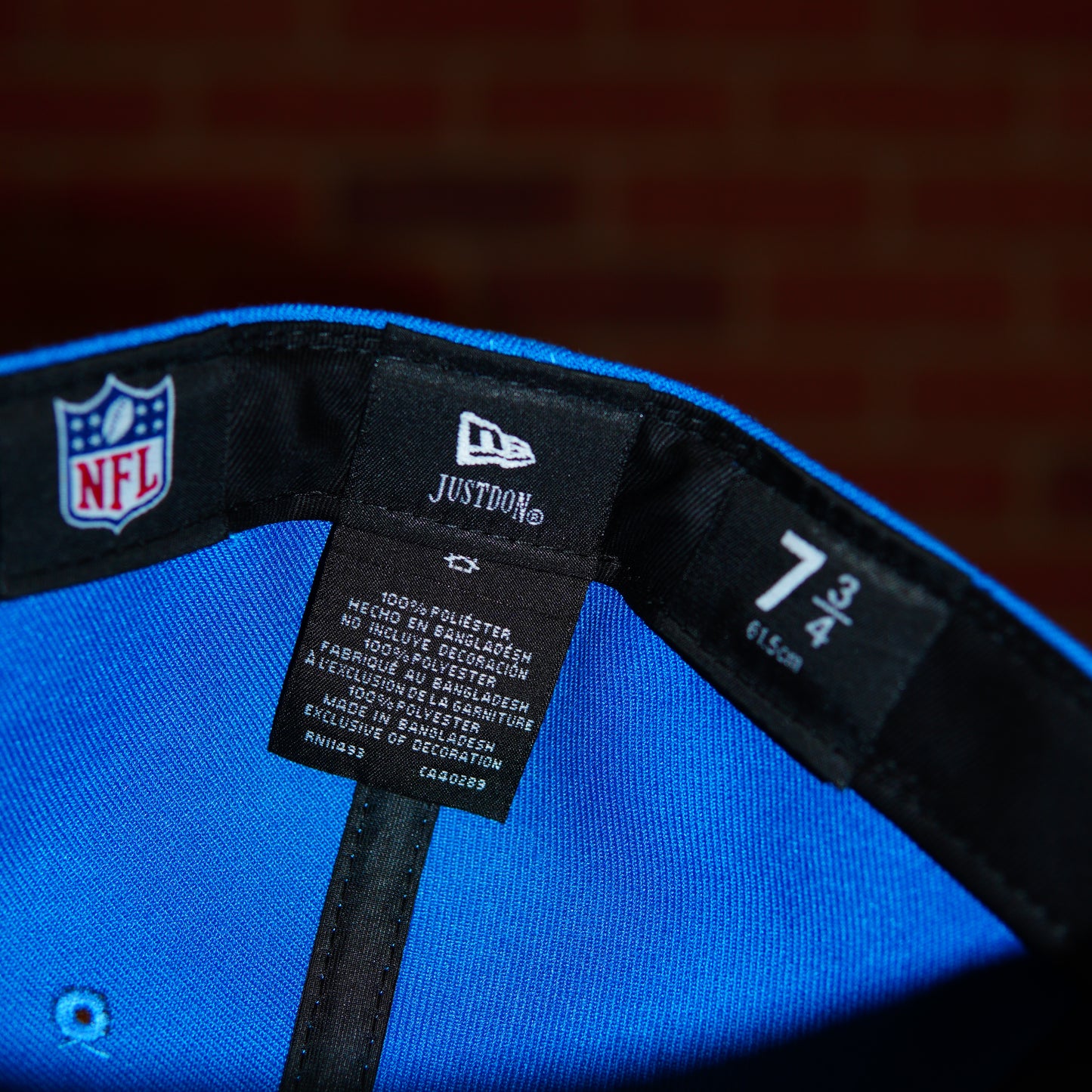 DS New Era X Just Don NFL Detroit Lions Fitted Hat