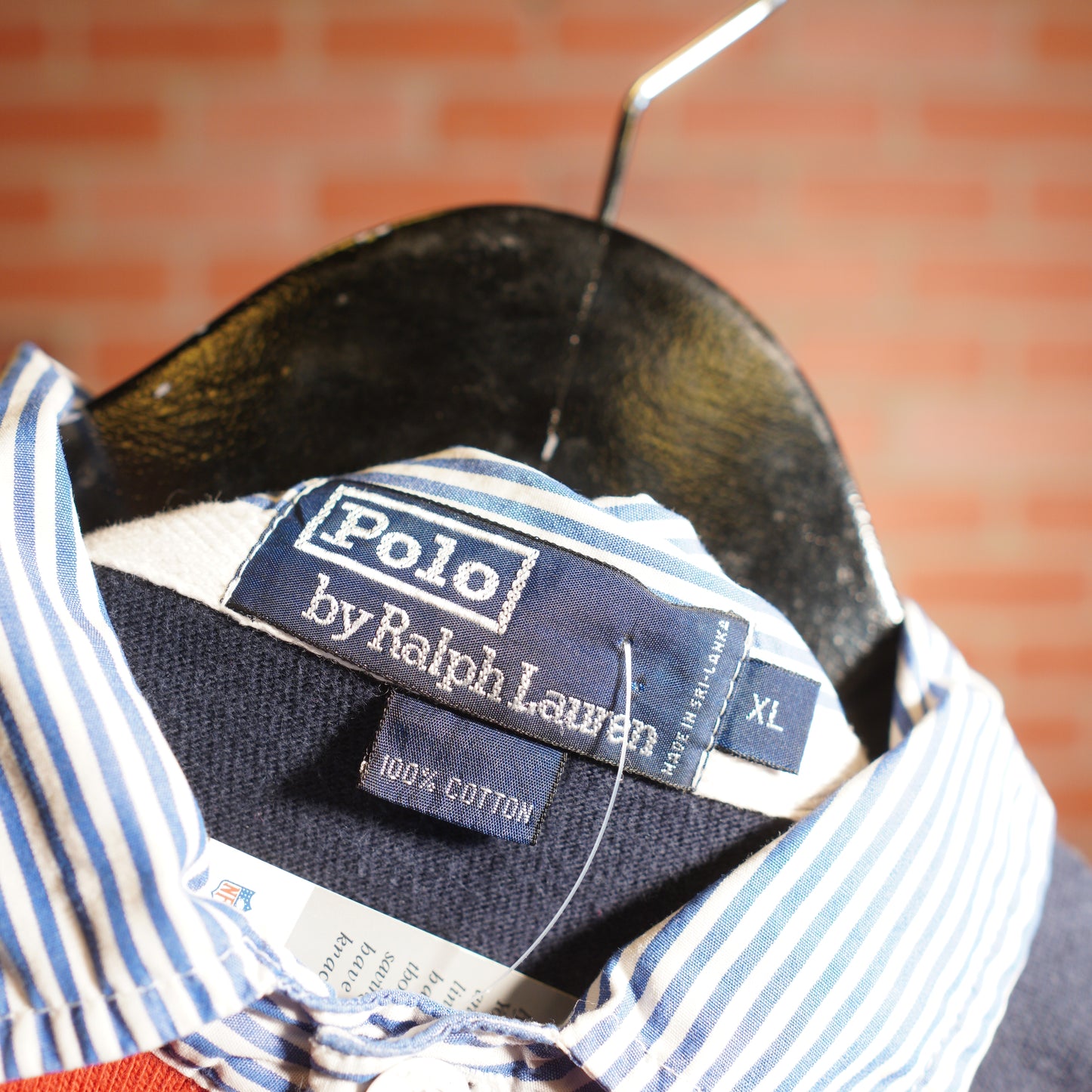 VTG Polo By Ralph Lauren Striped L/S Polo Shirt