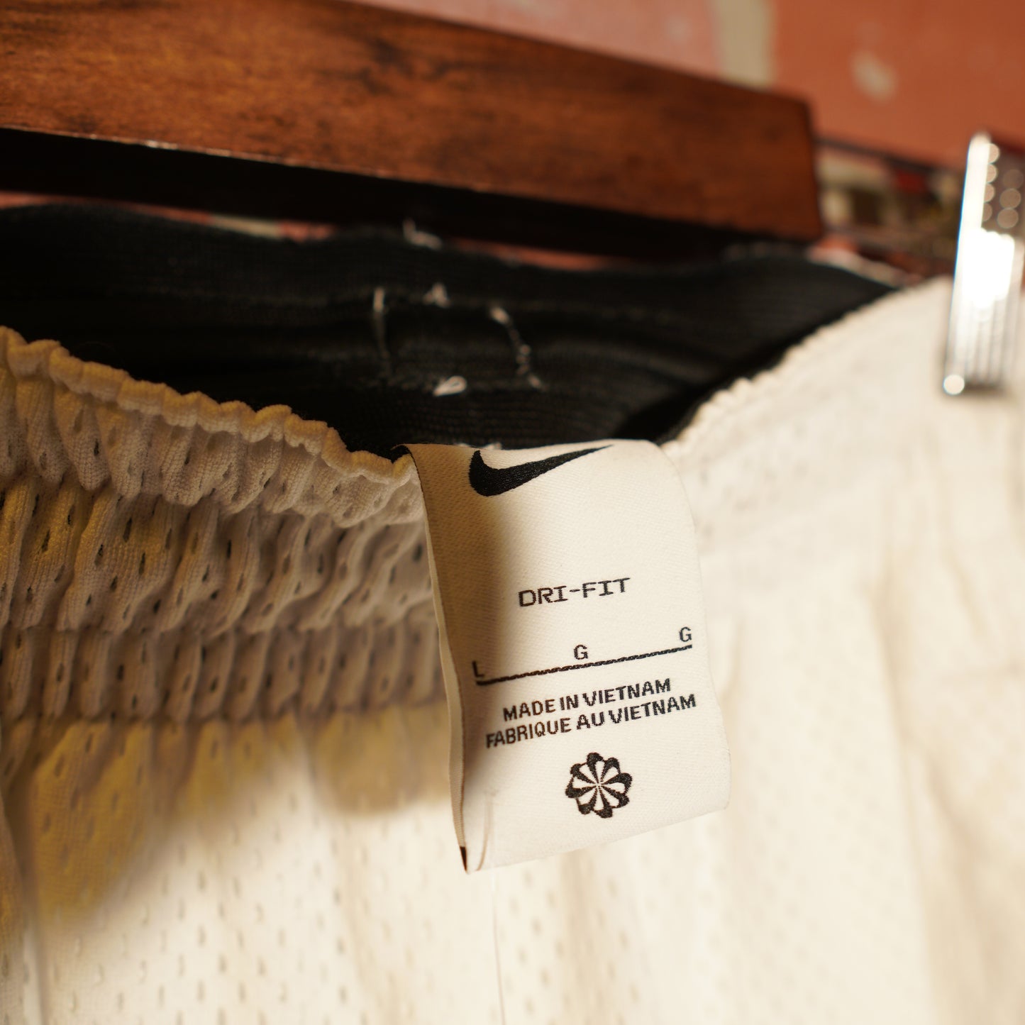 Nike White Dri-Fit Shorts