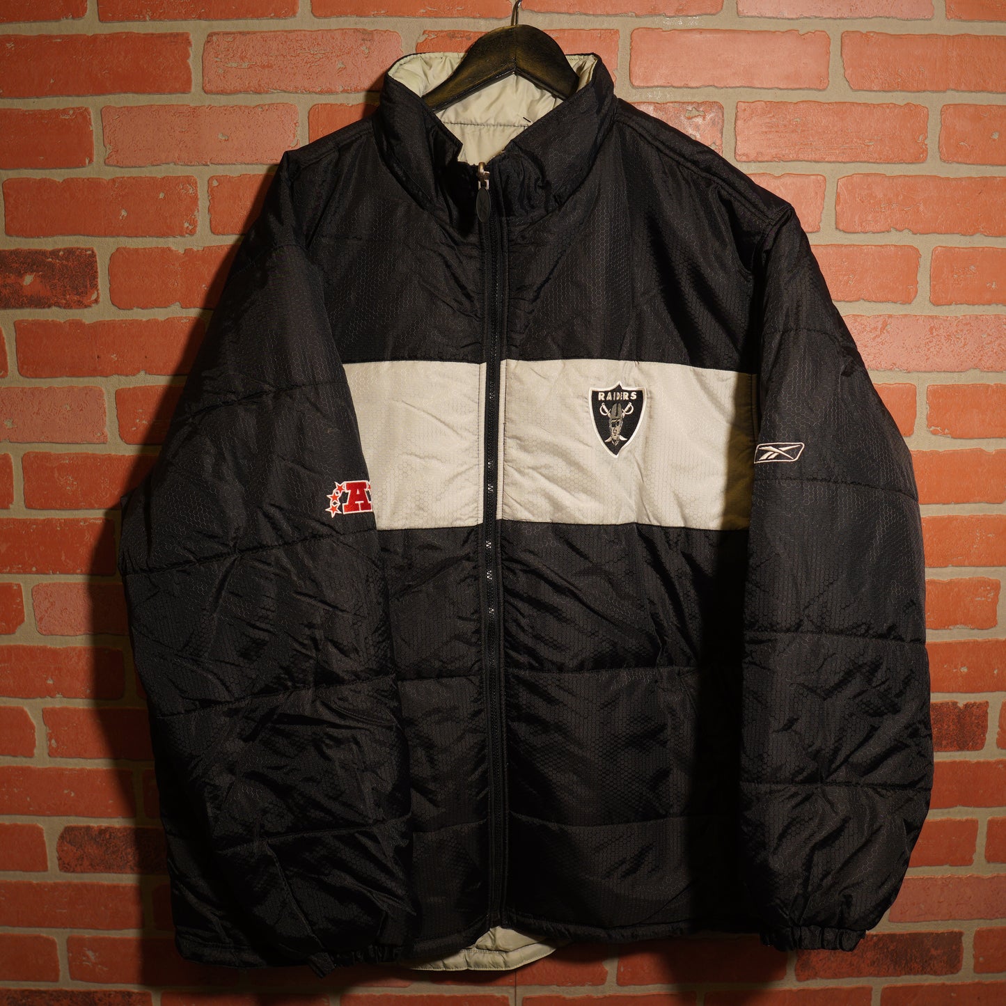 VTG NFL Oakland Raiders Reversible Jacket