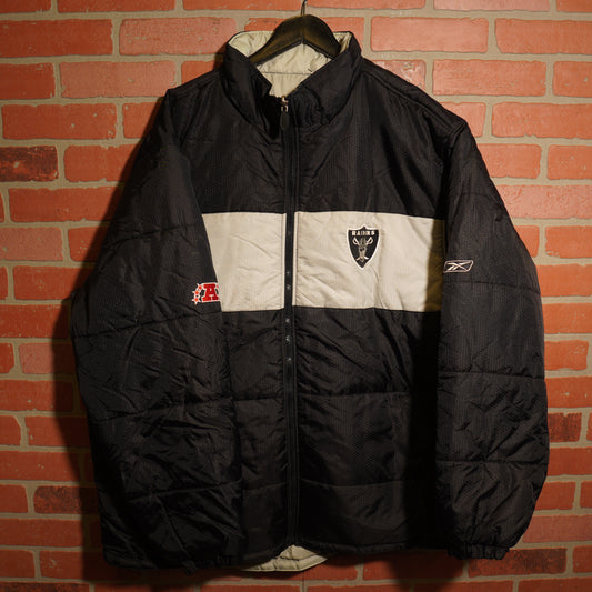 VTG NFL Oakland Raiders Reversible Jacket