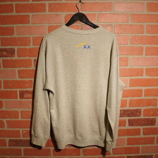 DS Kaws X Uniqlo X Andy Warhol Grey Crewneck