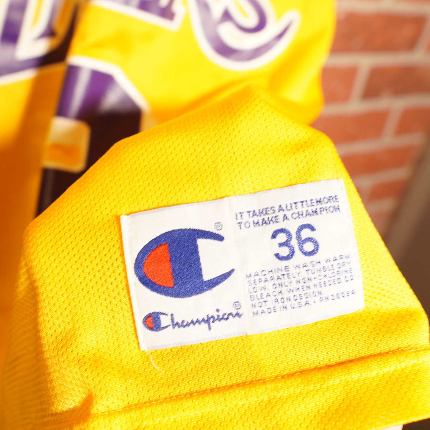 VTG Champion NBA Los Angeles Lakers Van Exel Jersey