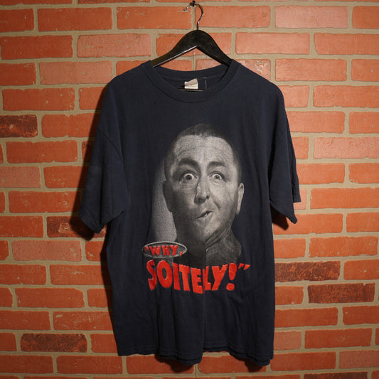 VTG Three Stooges Why Soitenly Tee