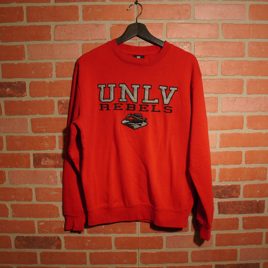 UNLV Red Sideways Logo Crewneck