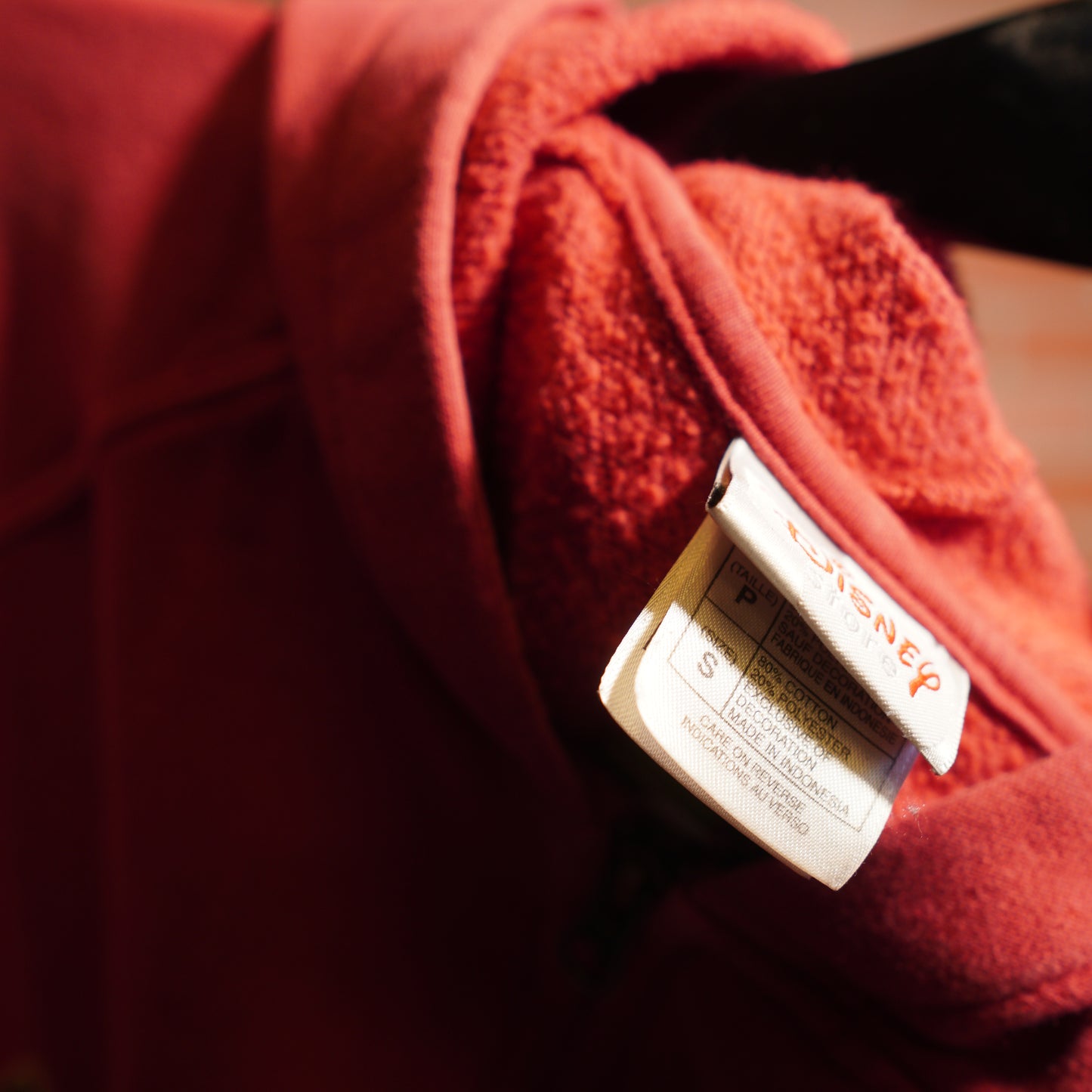 VTG Mickey Mouse Zip-Up Red Hoodie