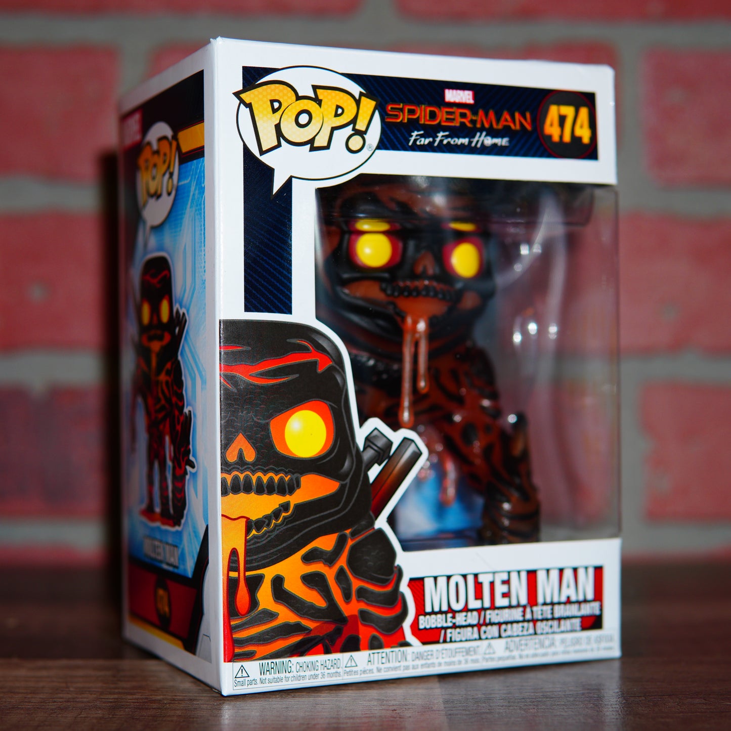 Funko POP Marvel Spider-Man Far From Home Molten Man #474