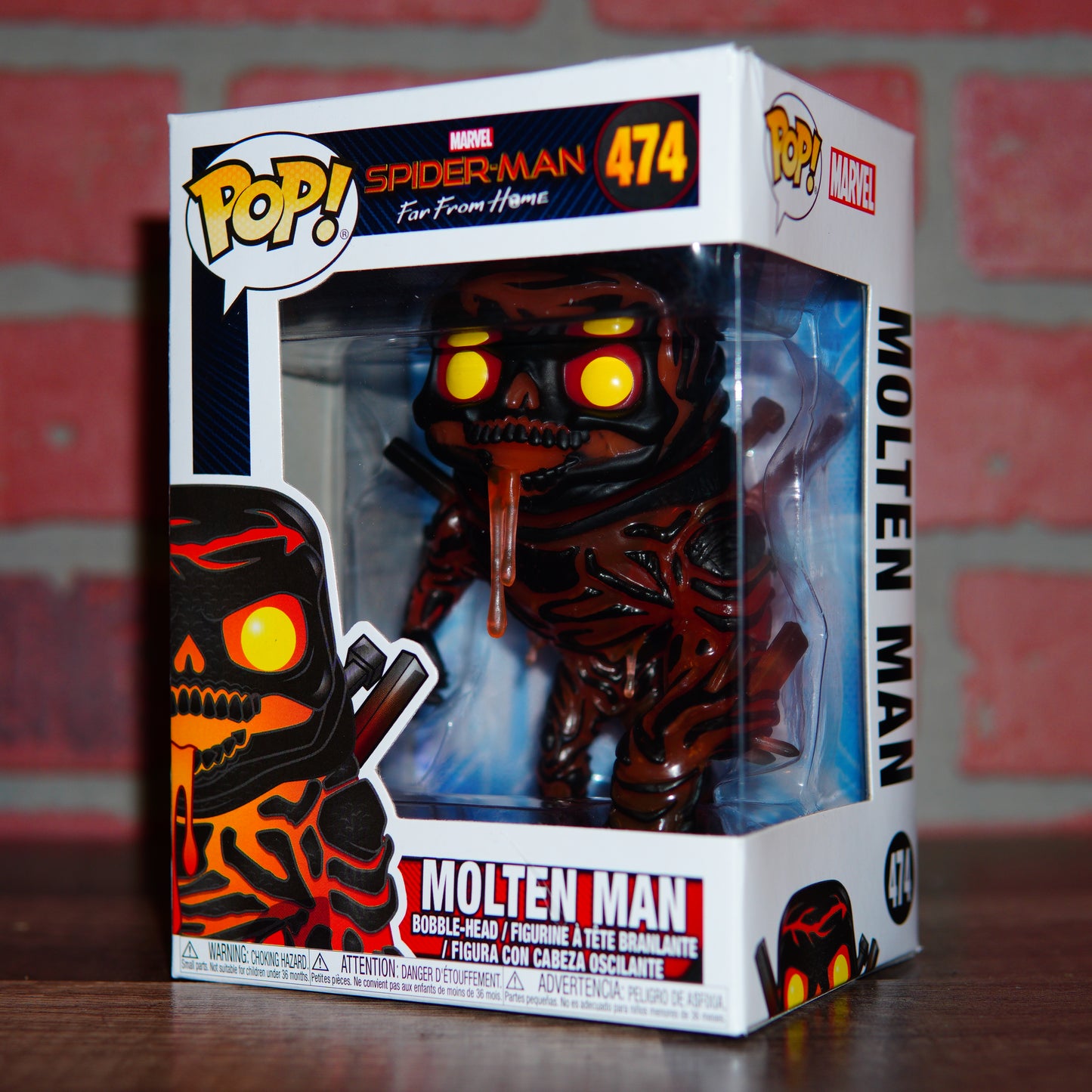 Funko POP Marvel Spider-Man Far From Home Molten Man #474