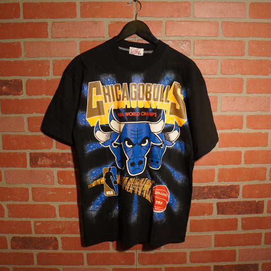 VTG NBA Champions Chicago Bulls Arty Tee