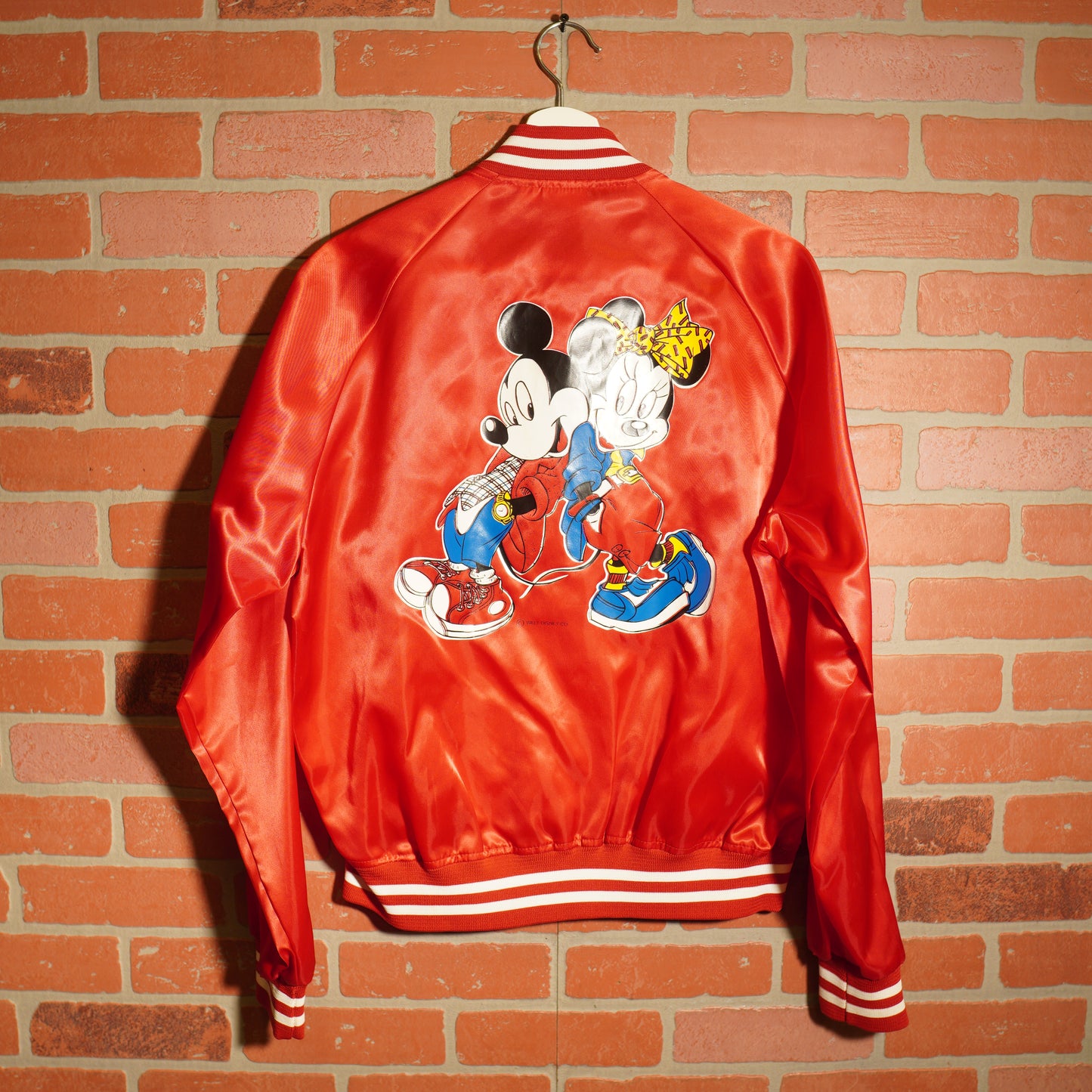 VTG Mickey Mouse + Minnie Mouse Satin Jacket