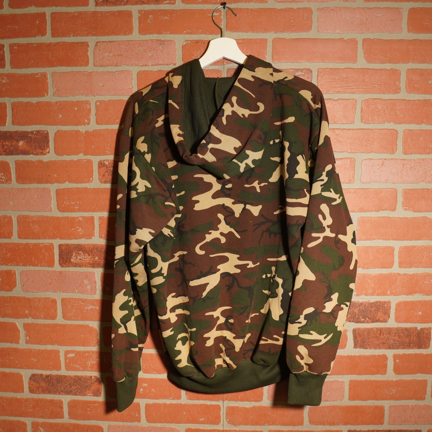 VTG Camo Zip-UP Polyester Foam Filled Hoodie